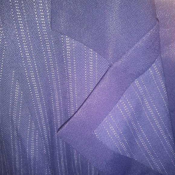 CAREER OPTIONS NAVY STRIPED BLAZER - PLUS (NWT) - Picture 3 of 5